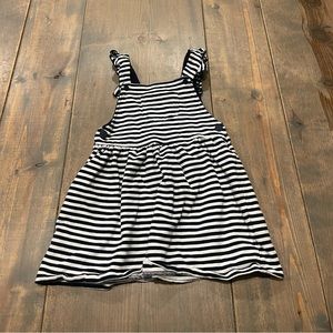 La Redoute Baby Girl’s Sleeveless Blue & White Striped Jumper Dress Size: 24M